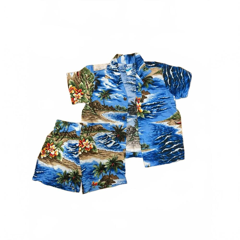RJC Hawaiian Shirt & Short Set - Size 3T